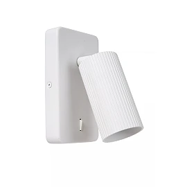 CLUBS bedside wall light 1xGU10 white (Lucide)