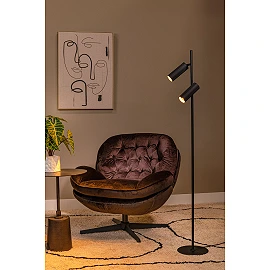 CLUBS floor lamp 2xGU10 black (Lucide)
