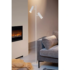 CLUBS floor lamp 2xGU10 white (Lucide)