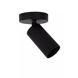 CLUBS ceiling spotlight 1xGU10 black (Lucide)
