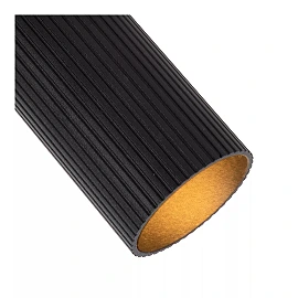 CLUBS ceiling spotlight 2xGU10 black (Lucide)