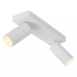 CLUBS ceiling spotlight 2xGU10 white (Lucide)