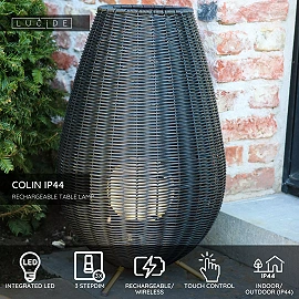 COLIN outdoor table lamp 3W Black (Lucide)