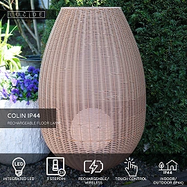 COLIN outdoor floor lamp 3W Natural (Lucide)