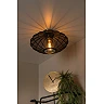 CORINA Flush ceiling light Ø40 cm 1xE27 black (Lucide)