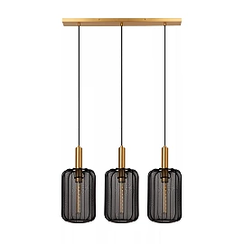 CORINA Pendant light 3xE27 black (Lucide)