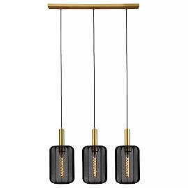 CORINA Pendant light 3xE27 black (Lucide)
