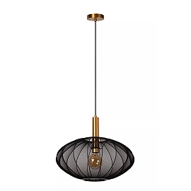 CORINA Pendant light Ø50 cm 1xE27 black (Lucide)