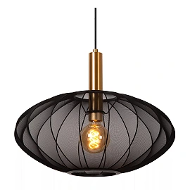 CORINA Pendant light Ø50 cm 1xE27 black (Lucide)