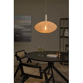 CORINA Pendant light Ø50 cm 1xE27 cream (Lucide)