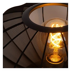 CORINA Table lamp Ø40 cm 1xE27 40W Black (Lucide)