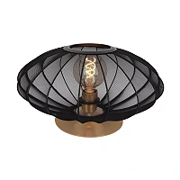 CORINA Table lamp Ø40 cm 1xE27 40W Black (Lucide)