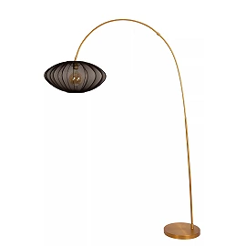 CORINA Arc floor lamp 1xE27 40W Black (Lucide)