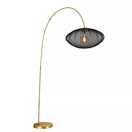 CORINA Arc floor lamp 1xE27 40W Black (Lucide)
