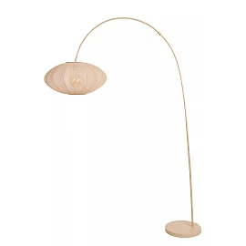 CORINA Arc floor lamp 131x55 cm E27 cream (Lucide)