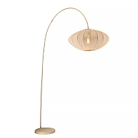 CORINA Arc floor lamp 131x55 cm E27 cream (Lucide)