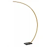 CURVE lokveida LED stāvlampa 15 W 2700K zelta/misiņa (Lucide)