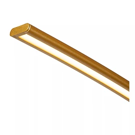 CURVE lokveida LED stāvlampa 15 W 2700K zelta/misiņa (Lucide)