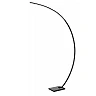 CURVE lokveida LED stāvlampa 15 W 2700K melna (Lucide)