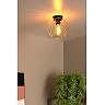 DANZA Flush ceiling light Ø25 cm 1xE27 matt gold / brass (Lucide)