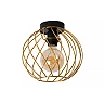 DANZA Flush ceiling light Ø25 cm 1xE27 matt gold / brass (Lucide)