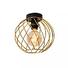 DANZA Flush ceiling light Ø25 cm 1xE27 matt gold / brass (Lucide)