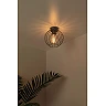 DANZA Flush ceiling light Ø25 cm 1xE27 black (Lucide)