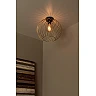 DANZA Flush ceiling light Ø40 cm 1xE27 matt gold / brass (Lucide)