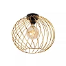 DANZA Flush ceiling light Ø40 cm 1xE27 matt gold / brass (Lucide)