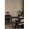 DANZA Pendant light 3xE27 matt gold / brass (Lucide)