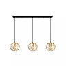 DANZA Pendant light 3xE27 matt gold / brass (Lucide)