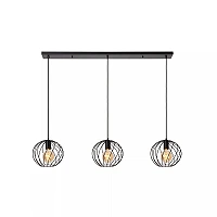 DANZA Pendant light 3xE27 black (Lucide)