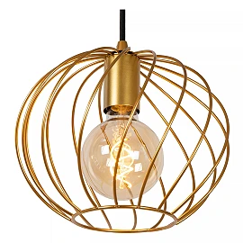 DANZA Pendant light Ø50 cm 3xE27 matt gold / brass (Lucide)