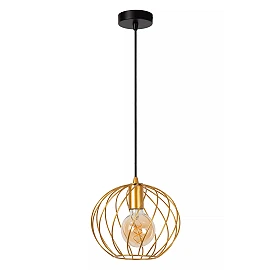 DANZA Pendant light Ø25 cm 1xE27 matt gold / brass (Lucide)