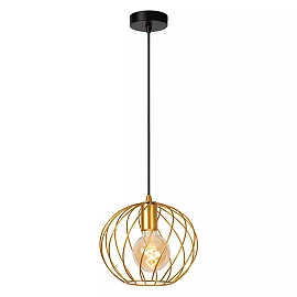 DANZA Pendant light Ø25 cm 1xE27 matt gold / brass (Lucide)