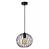 DANZA Pendant light Ø25 cm 1xE27 black (Lucide)
