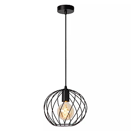 DANZA Pendant light Ø25 cm 1xE27 black (Lucide)