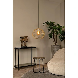 DANZA Pendant light Ø40 cm 1xE27 matt gold / brass (Lucide)