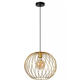 DANZA Pendant light Ø40 cm 1xE27 matt gold / brass (Lucide)