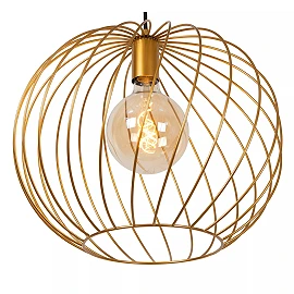 DANZA Pendant light Ø40 cm 1xE27 matt gold / brass (Lucide)