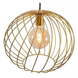 DANZA Pendant light Ø40 cm 1xE27 matt gold / brass (Lucide)