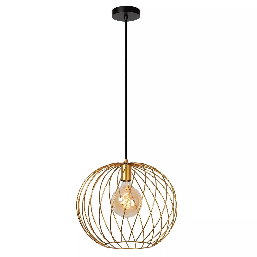 DANZA Pendant light Ø40 cm 1xE27 matt gold / brass (Lucide)
