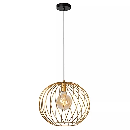 DANZA Pendant light Ø40 cm 1xE27 matt gold / brass (Lucide)
