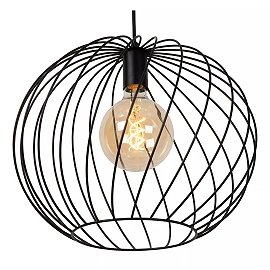 DANZA Pendant light Ø40 cm 1xE27 black (Lucide)