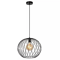 DANZA Pendant light Ø40 cm 1xE27 black (Lucide)
