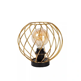 DANZA Table lamp Ø25 cm 1xE27 matt gold / brass (Lucide)