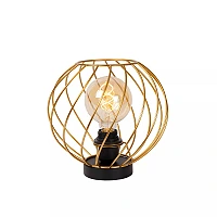 DANZA Table lamp Ø25 cm 1xE27 matt gold / brass (Lucide)