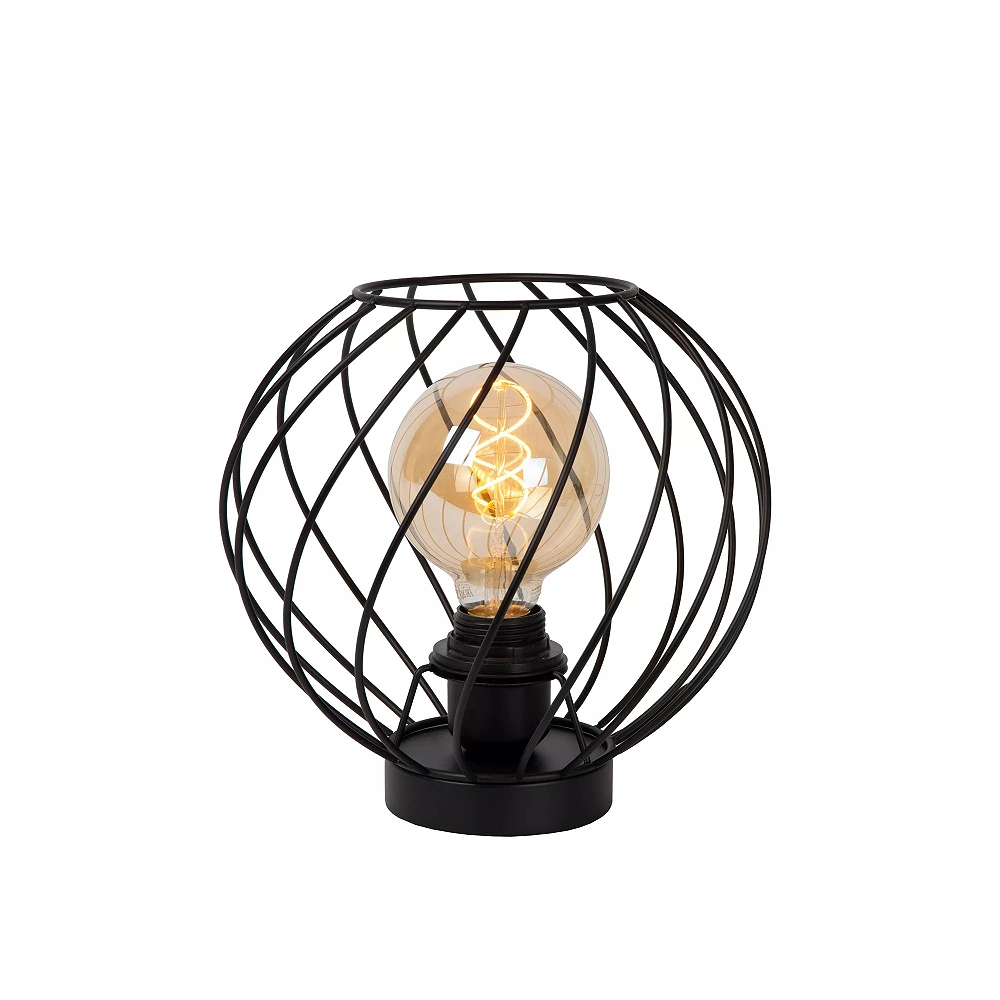 DANZA Table lamp Ø25 cm 1xE27 black (Lucide)