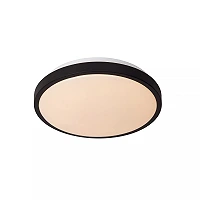DASHER bathroom ceiling light with microwave motion sensor, integrated LED, 12 W, 700 lm, 2700 K, black (Lucide)