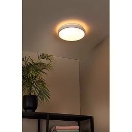 DASHER bathroom ceiling light with microwave motion sensor, integrated LED, 12 W, 700 lm, 2700 K, white (Lucide)